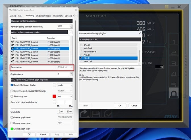 MSI電源「MPG Ai1600TS/Ai1300TS」で異常電流時にGPU電力を自動75%へ、Afterburner連携に対応