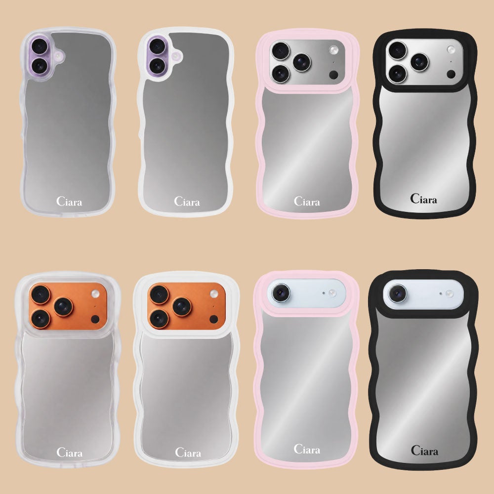 Ciara、背面ミラーのiPhone 17対応「ウェーブフレームミラーケース」発売