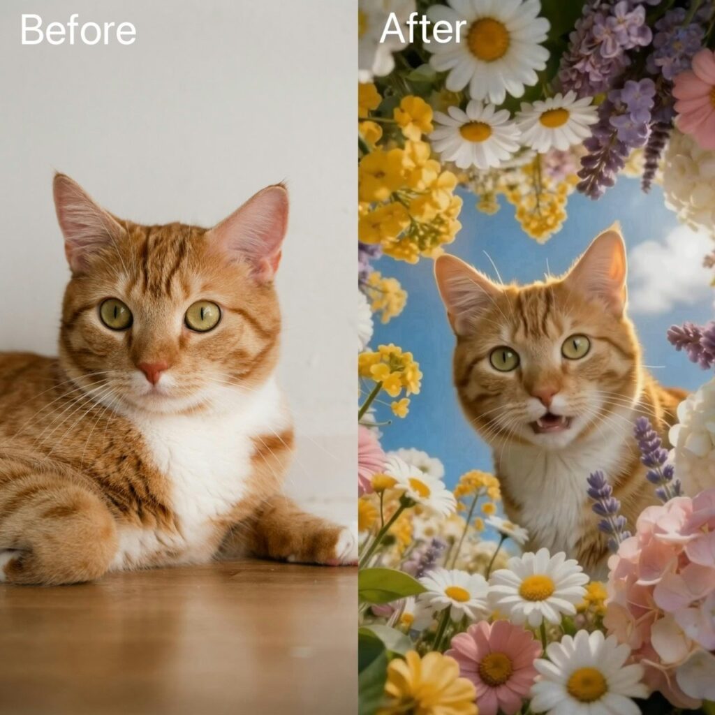 Wink、「春の花畑」ライブ壁紙を追加 ペット写真1枚で動く待受を自動生成