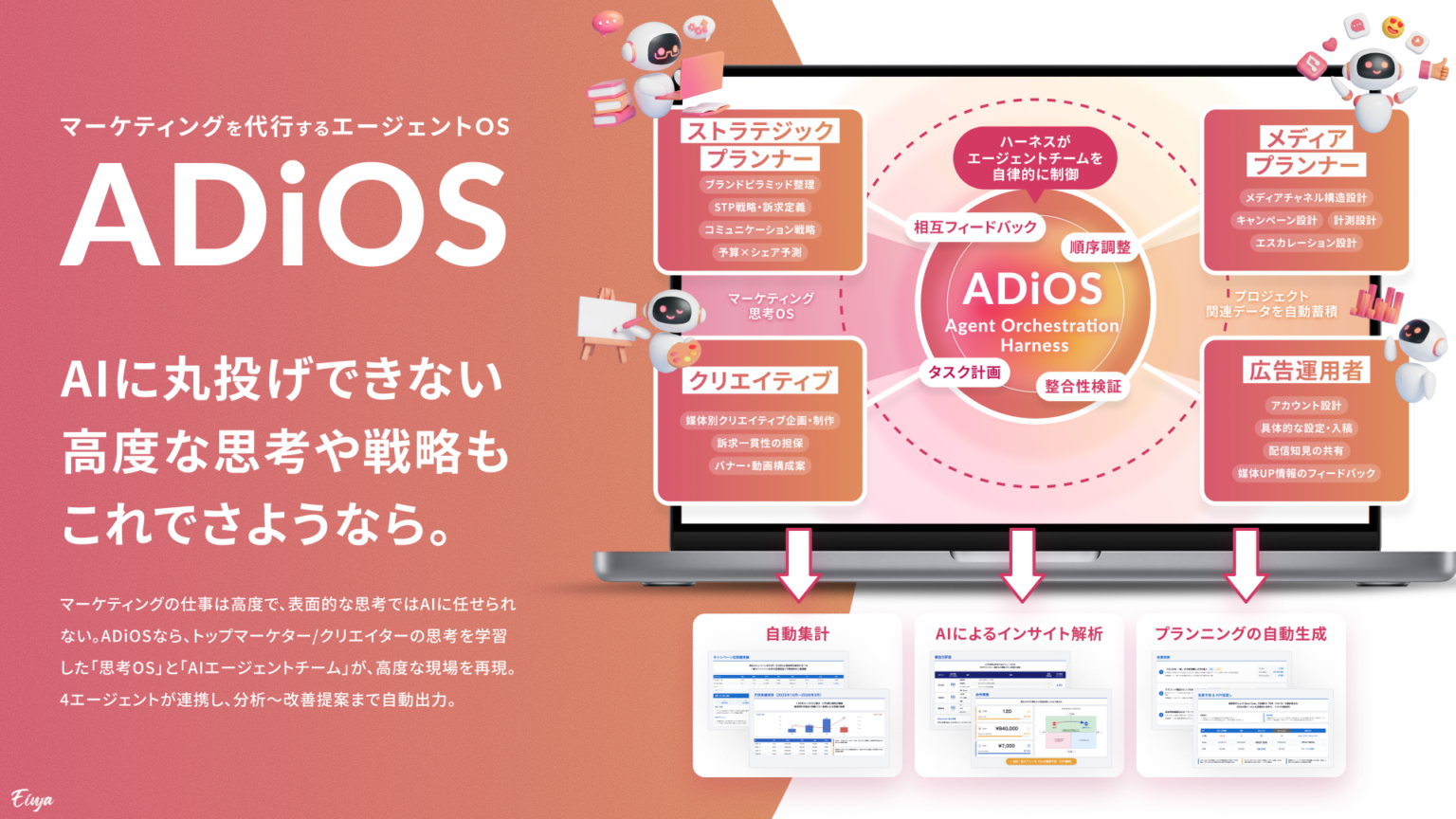 広告運用の分析から実行まで統合する「ADiOS」、いいんじゃが提供開始