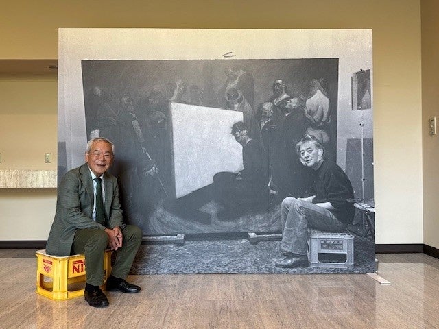 石川県立美術館で鴨居玲の没後40年特別展、ポートレート約90点と撮影スポット2種を設置